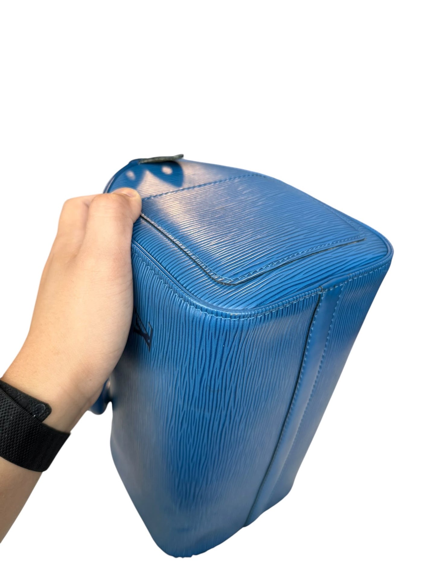 LV07👜 Louis vuitton Speedy 25 Epi Blue (VI1924)
