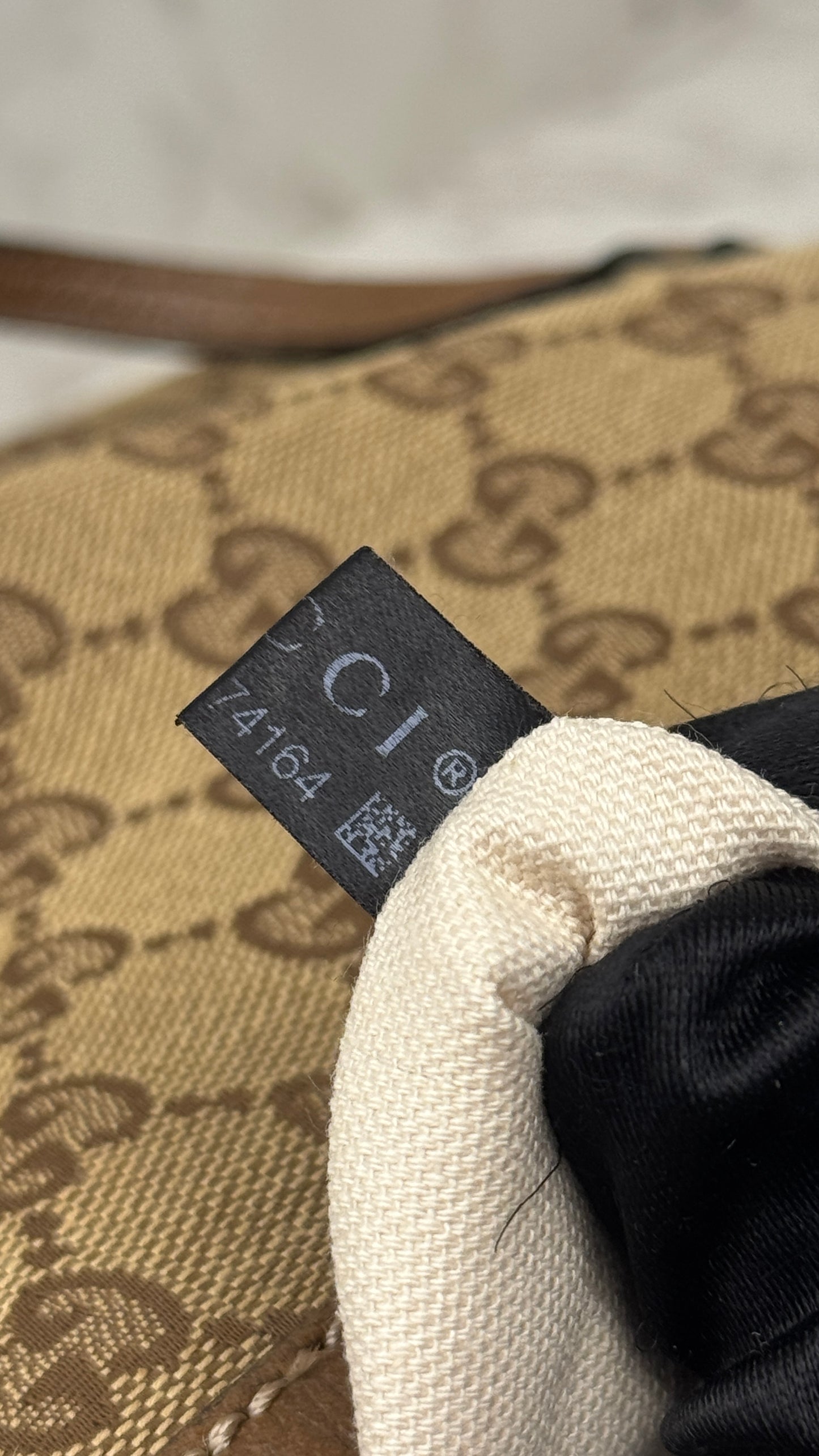 Gucci Bree GG canvas Tote Brown