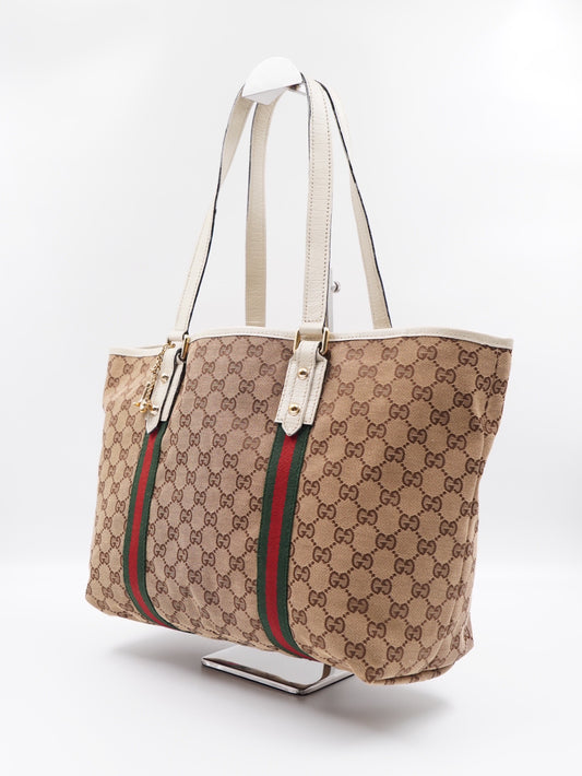 GUCCI GG Canvas Jolicoeur Medium Tote (Vintage)