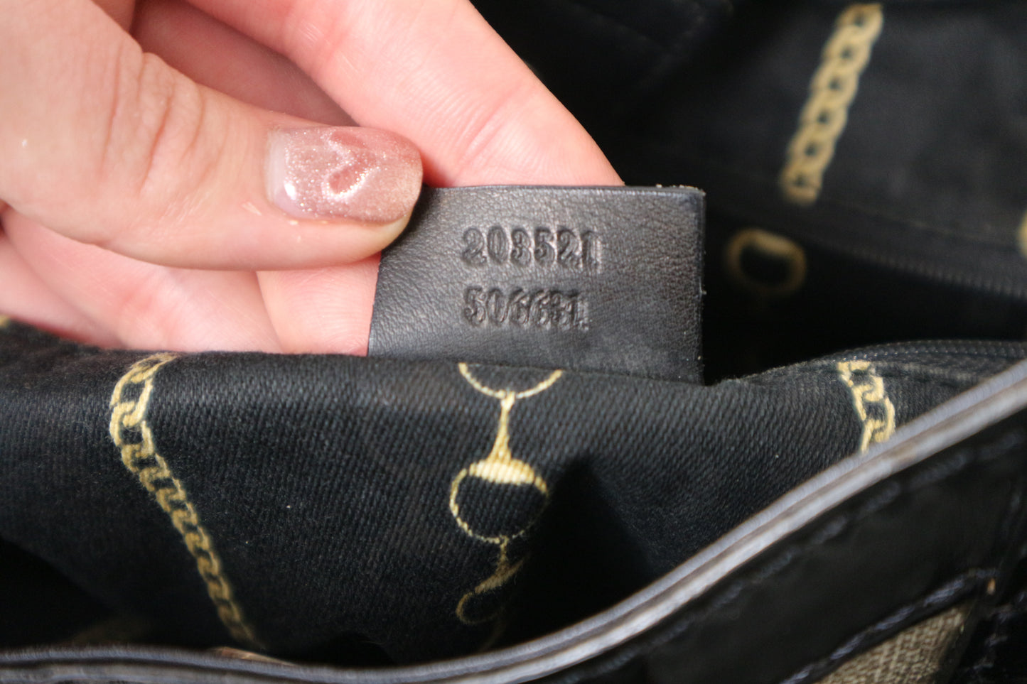 Gucci GG Supreme Ribbon Tote Coated Canvas Bag