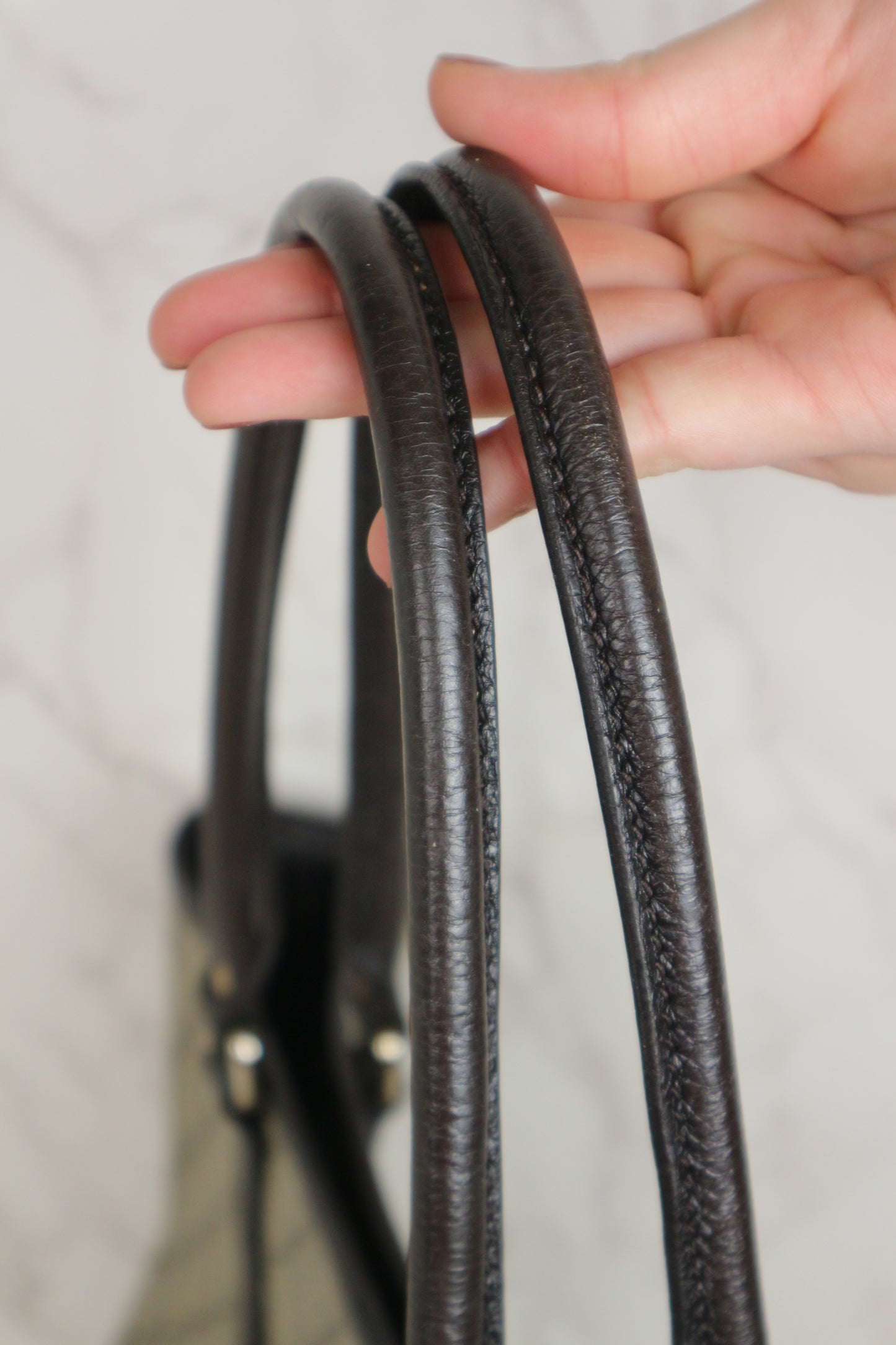 Gucci Joy Tote GG Supreme Leather Bag