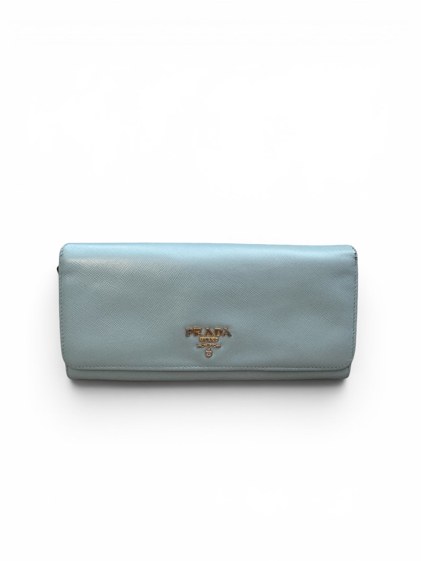 WA29👛 Prada saffiano Wallet baby blue