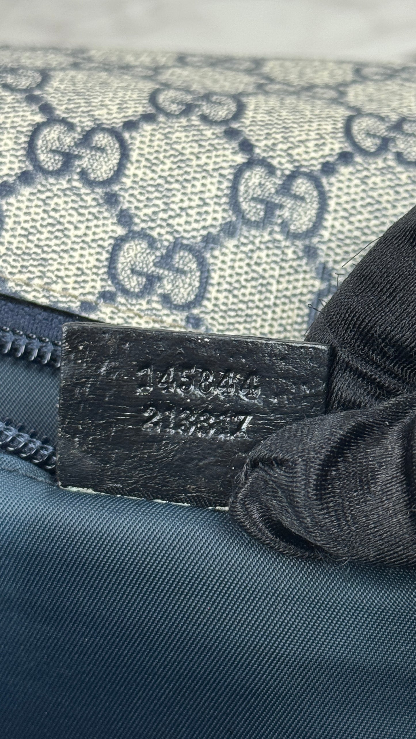 Gucci Web Messenger Navy