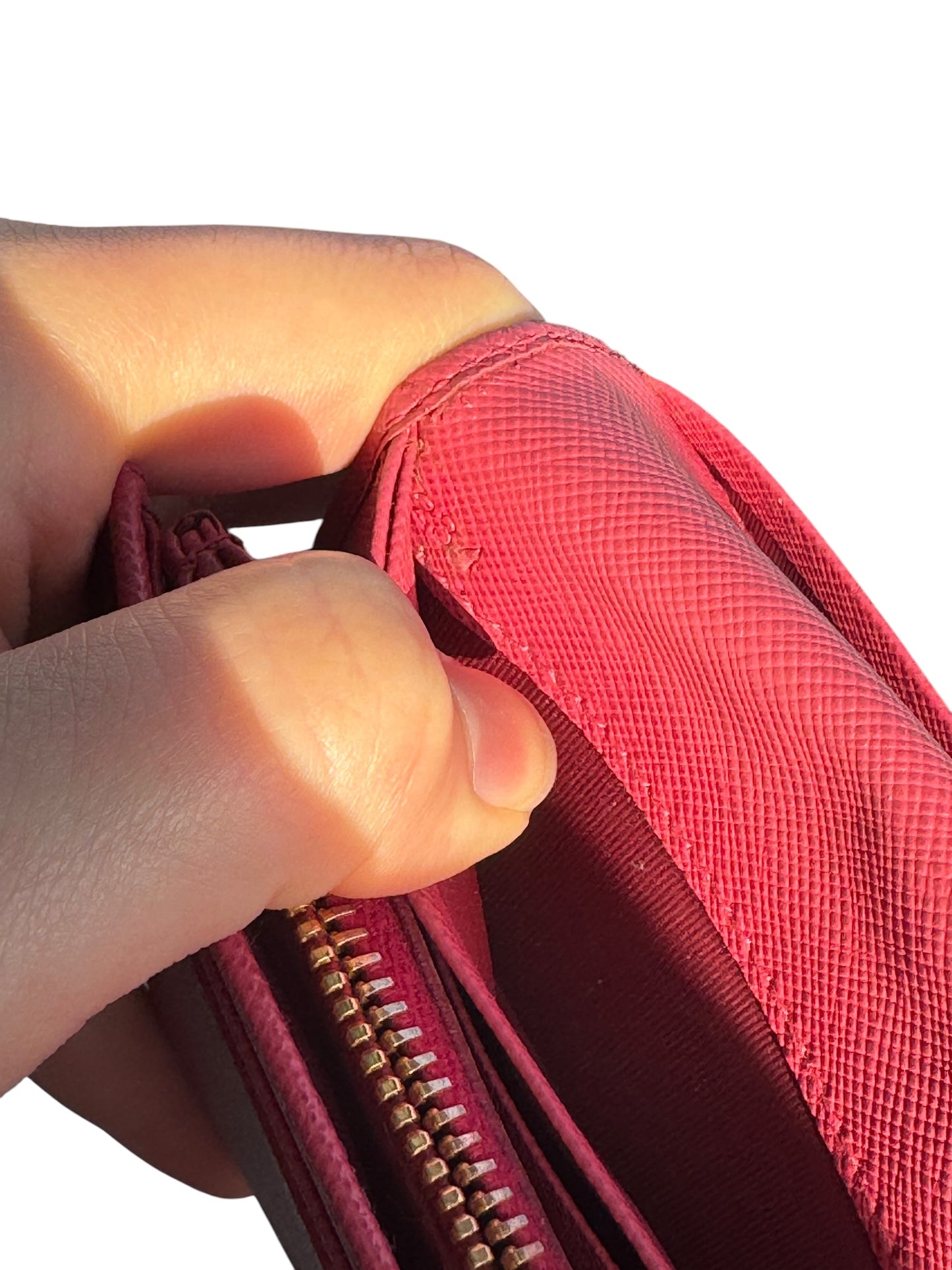 WA2π Prada continental flap wallet (COA Included) retail $995
