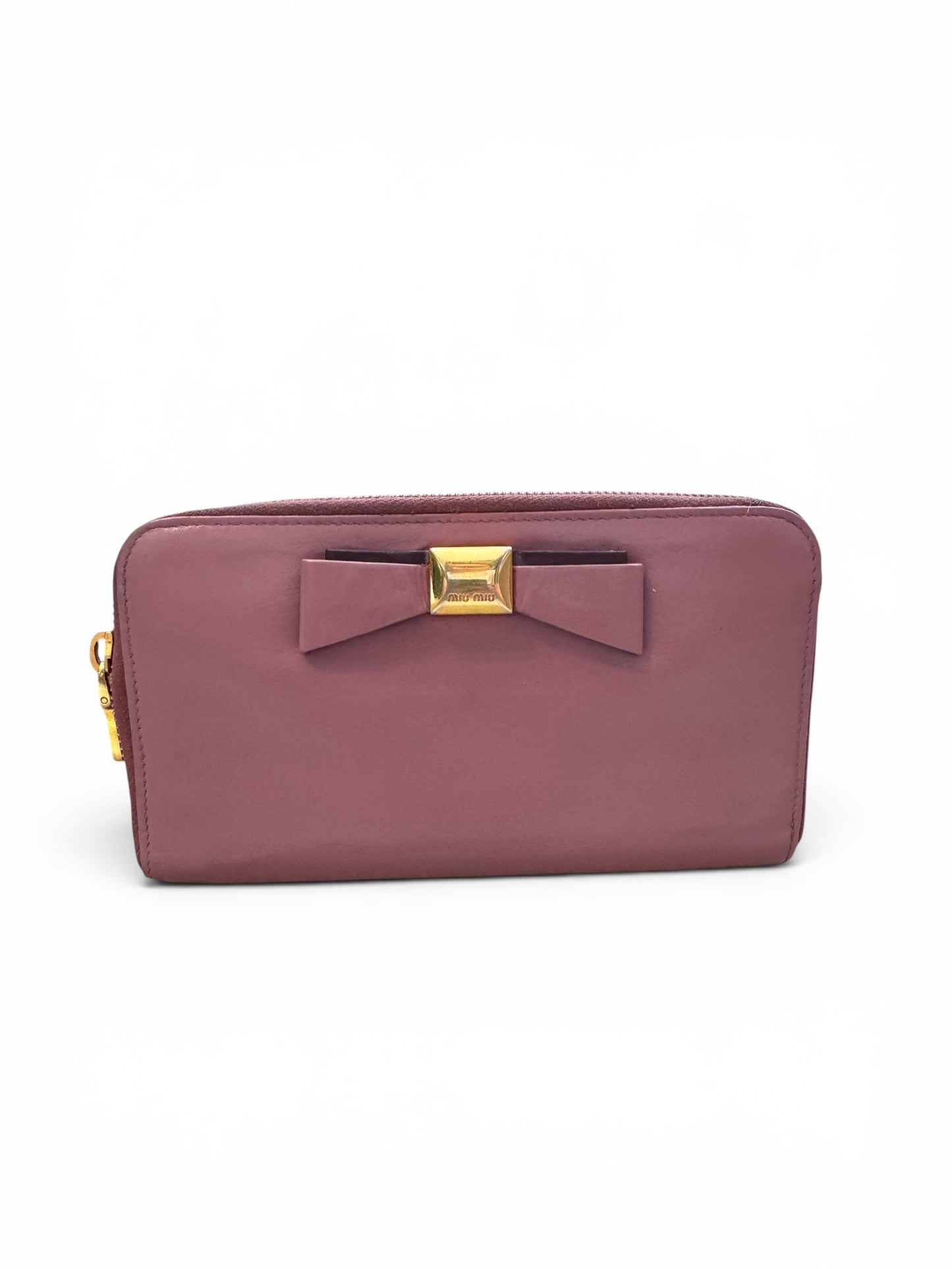 WA36👛 Miumiu Zippy wallet purple pink