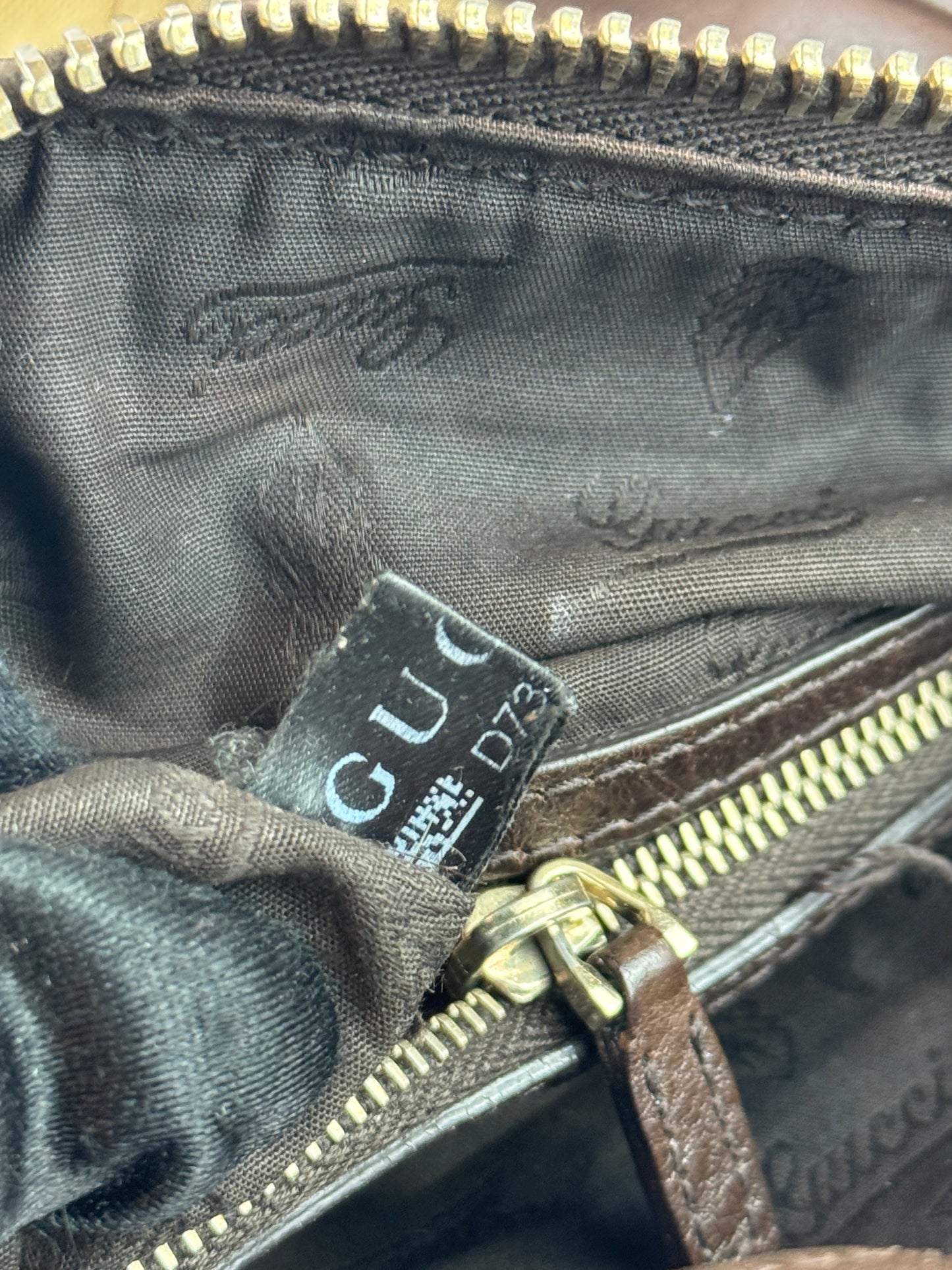 Gucci GG Charm Convertible Tote GG Canvas Brown