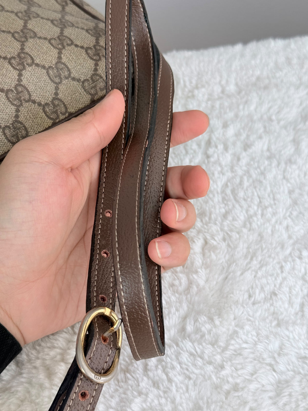 GUCCI GG Supreme Ophidia Coated Canvas Crossbody