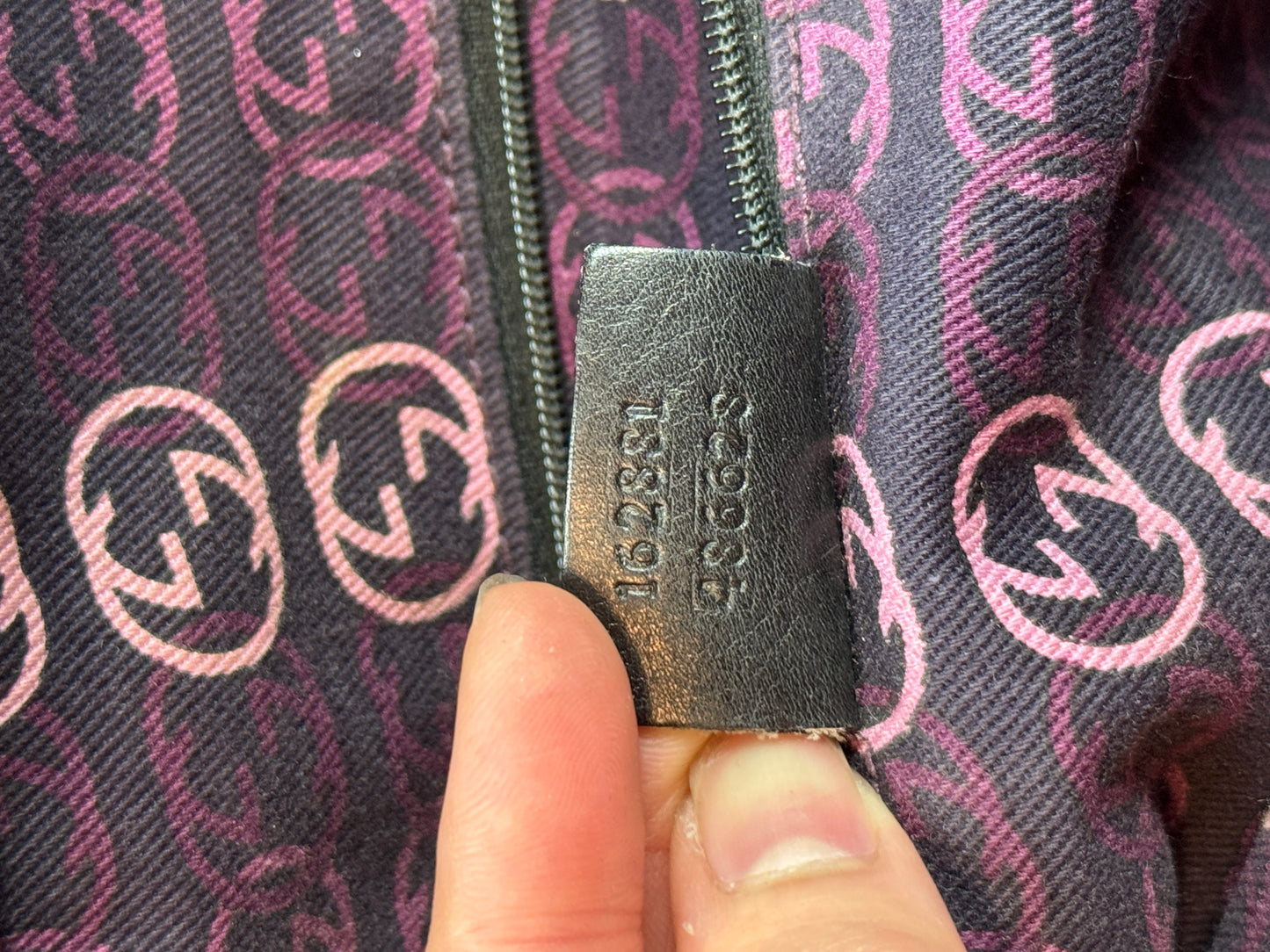 Gucci Princy Hobo Python Black Leather Web stripe