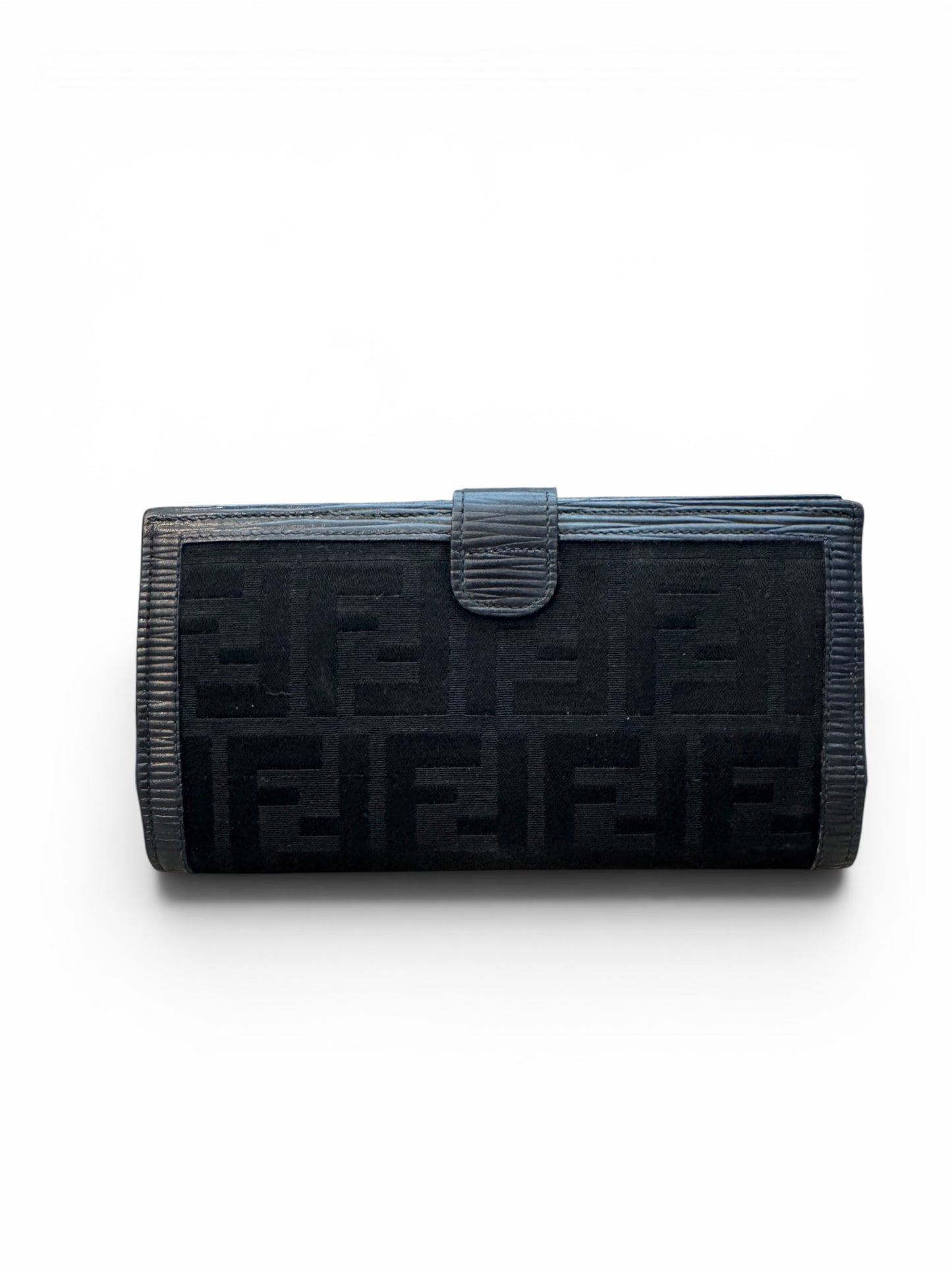 WA18👛Fendi FF Long wallet Black