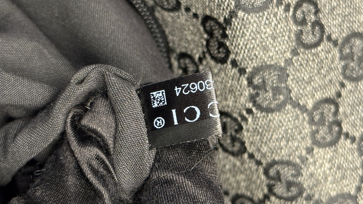 Gucci Denim Hysteria Double Buckles Messenger