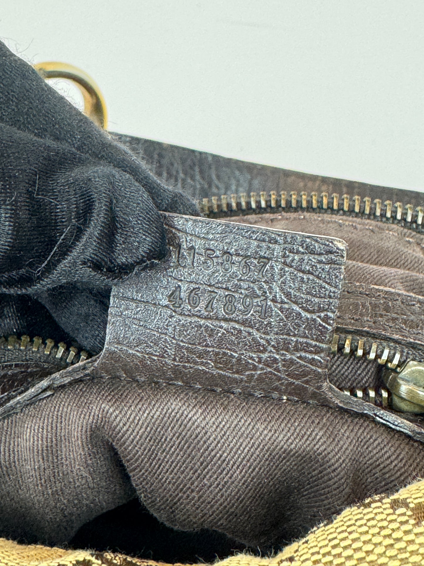 Gucci Hobo Horse-bit GG Canvas Brown