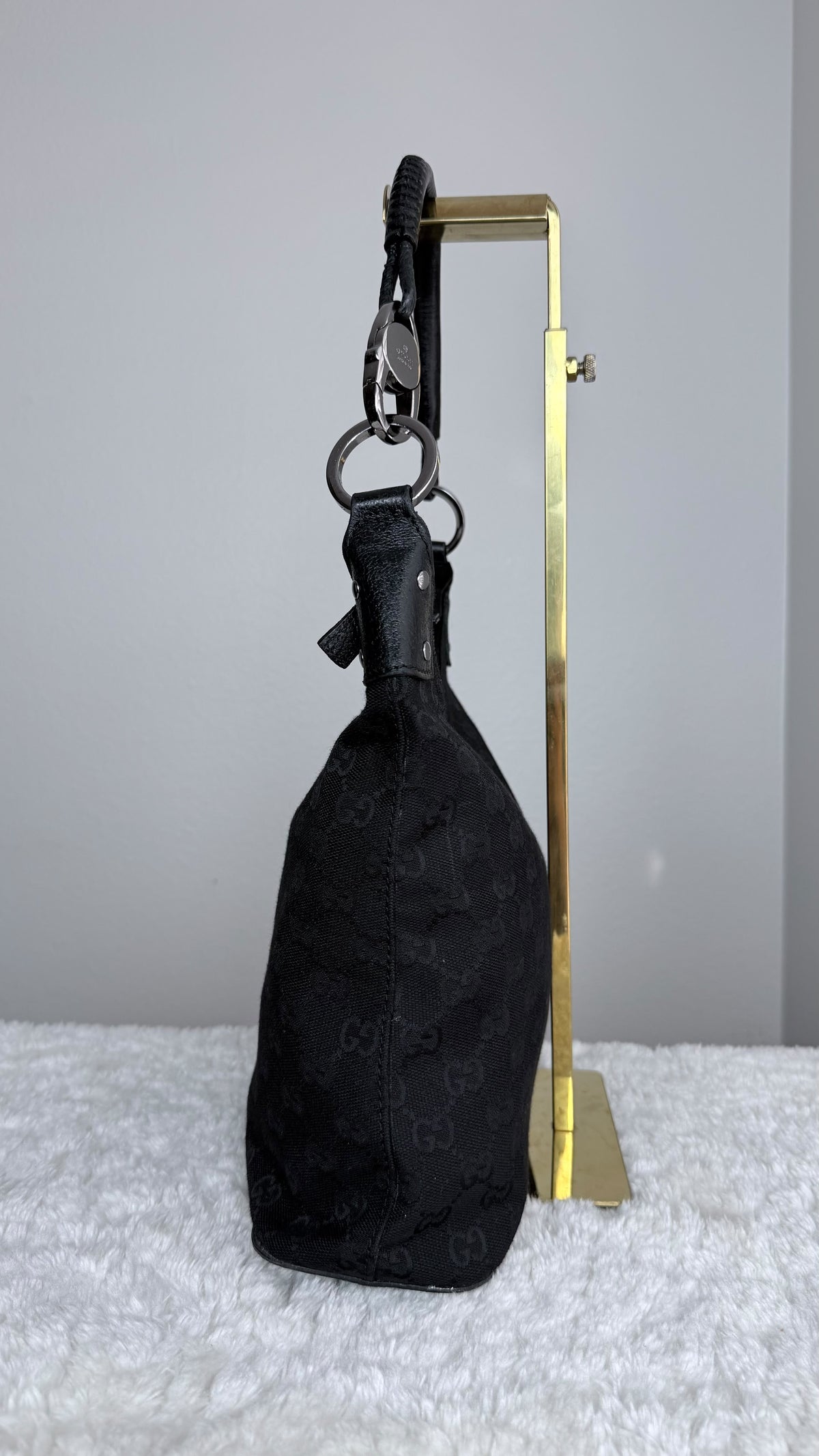 GUCCI GG Monogram Hobo Black