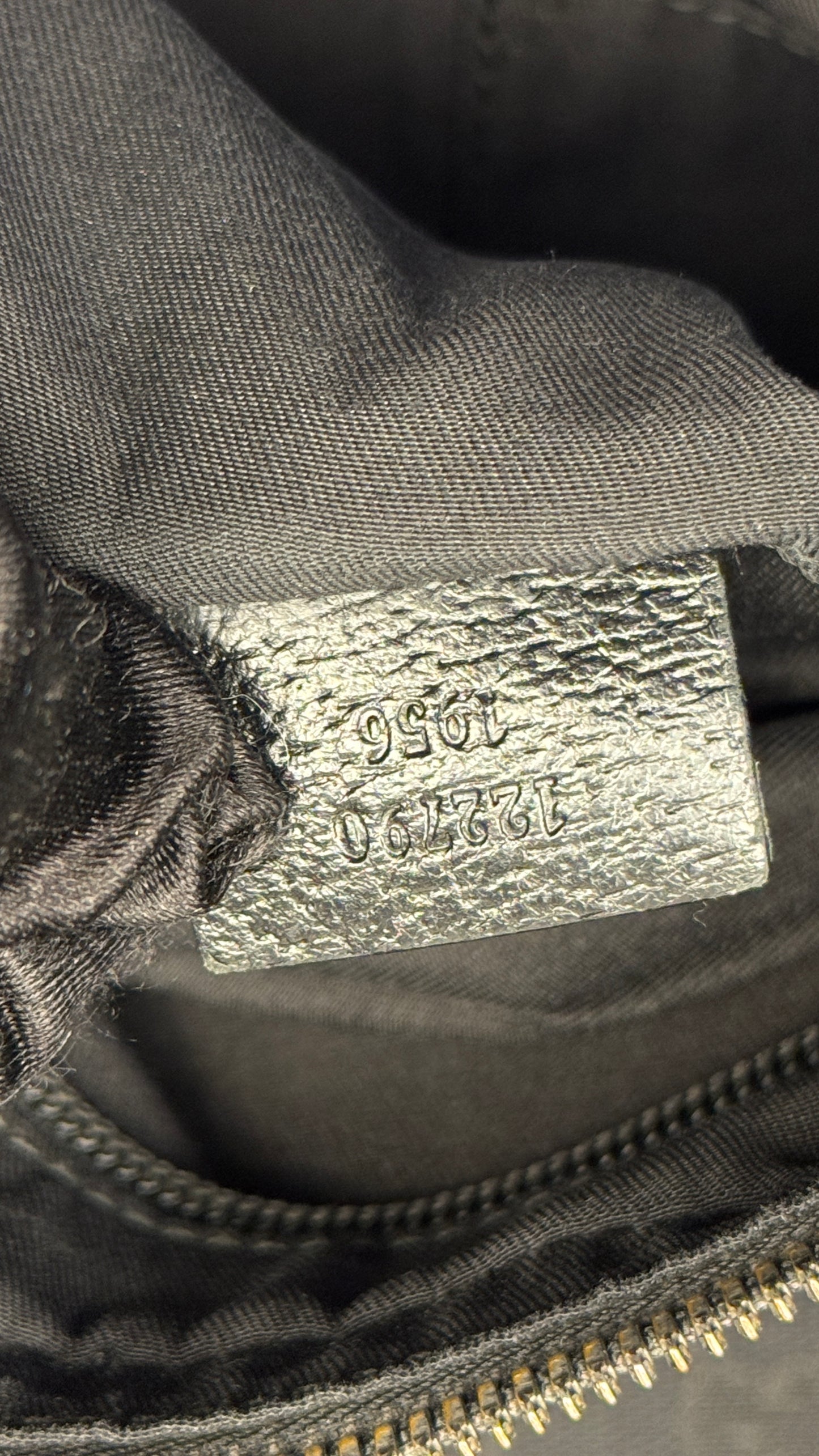 Gucci Half Moon Saddle Hobo and Crossbody GG Canvas Black