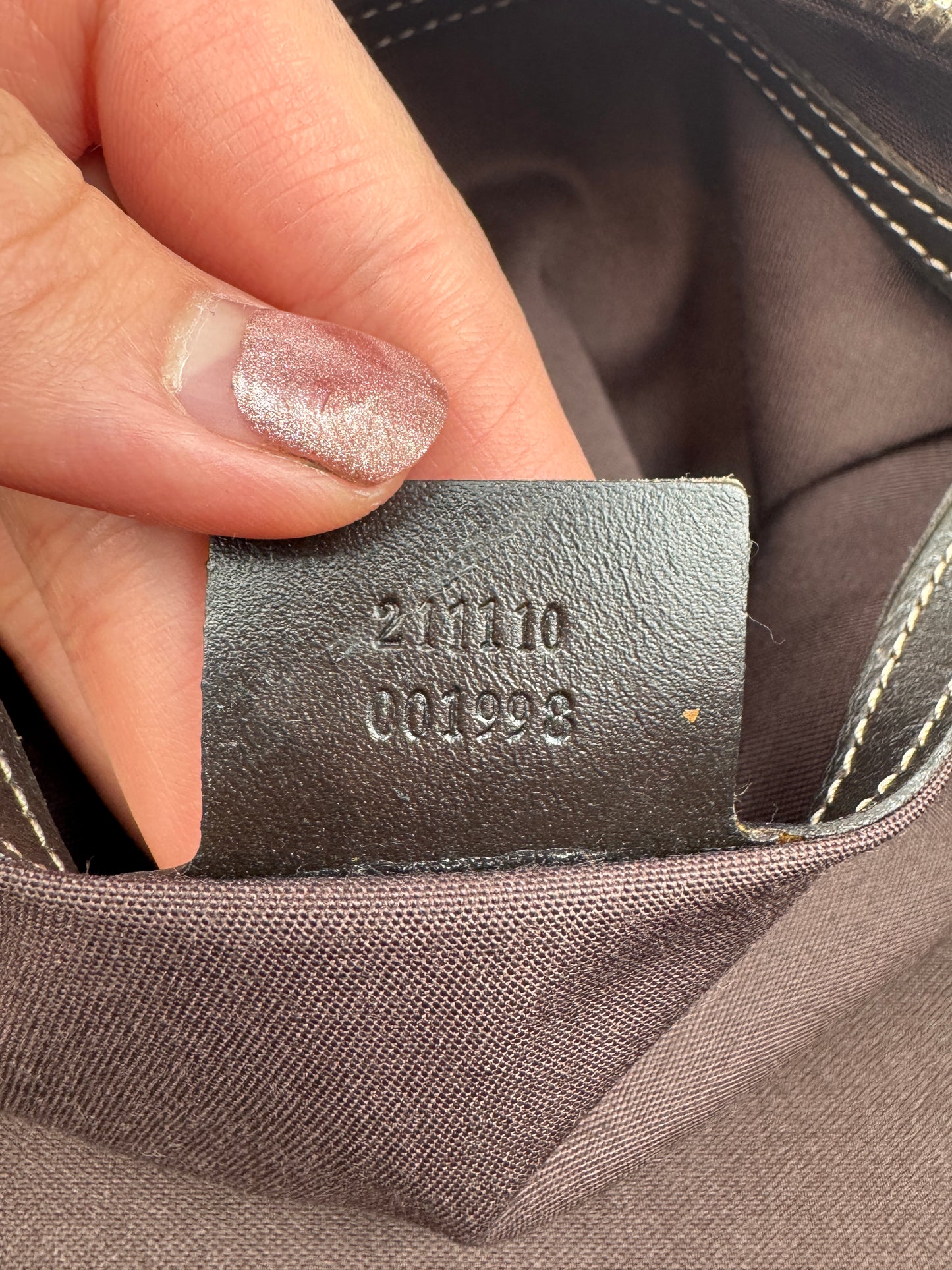 Gucci Belt Bag Coated Canvas GG Brown