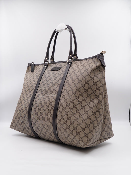 Gucci Plus Monogram Joy Tote dark brown