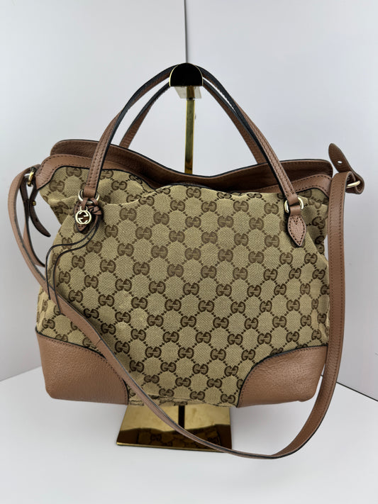 Gucci Bree Handbag GG Canvas