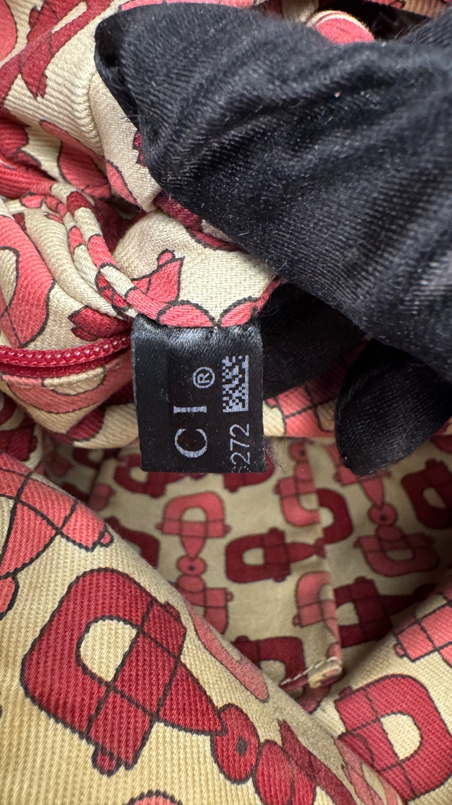 Gucci Abbey GG Monogram Embossed Leather Red