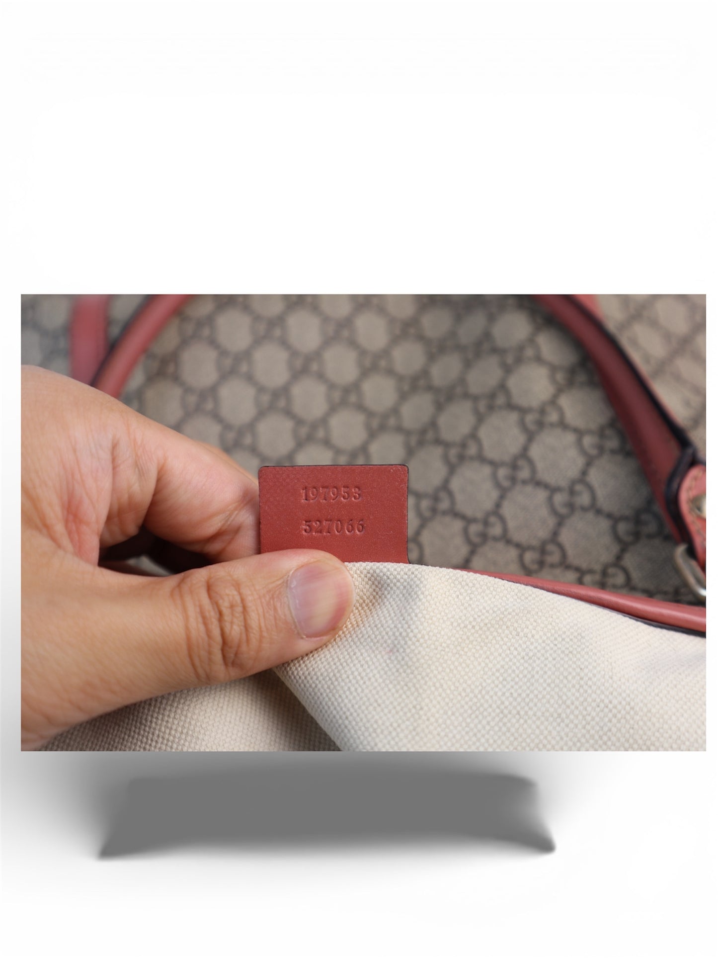 Gucci Joy Tote GG Coated Canvas Pink