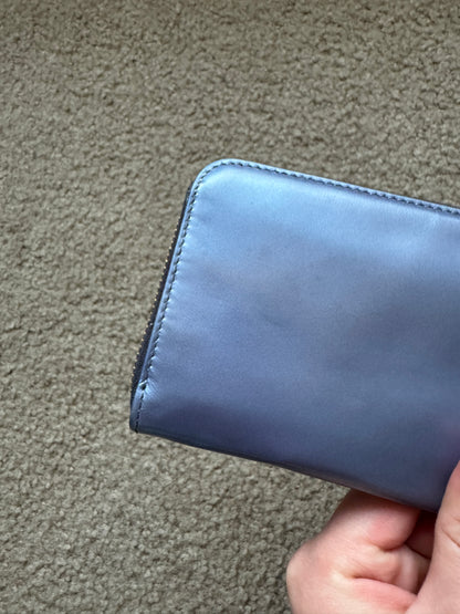 Miumiu Wallet Blue patent leather