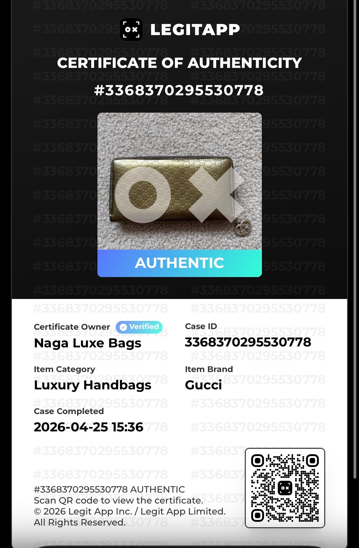 Gucci zippy heart wallet monogram gold