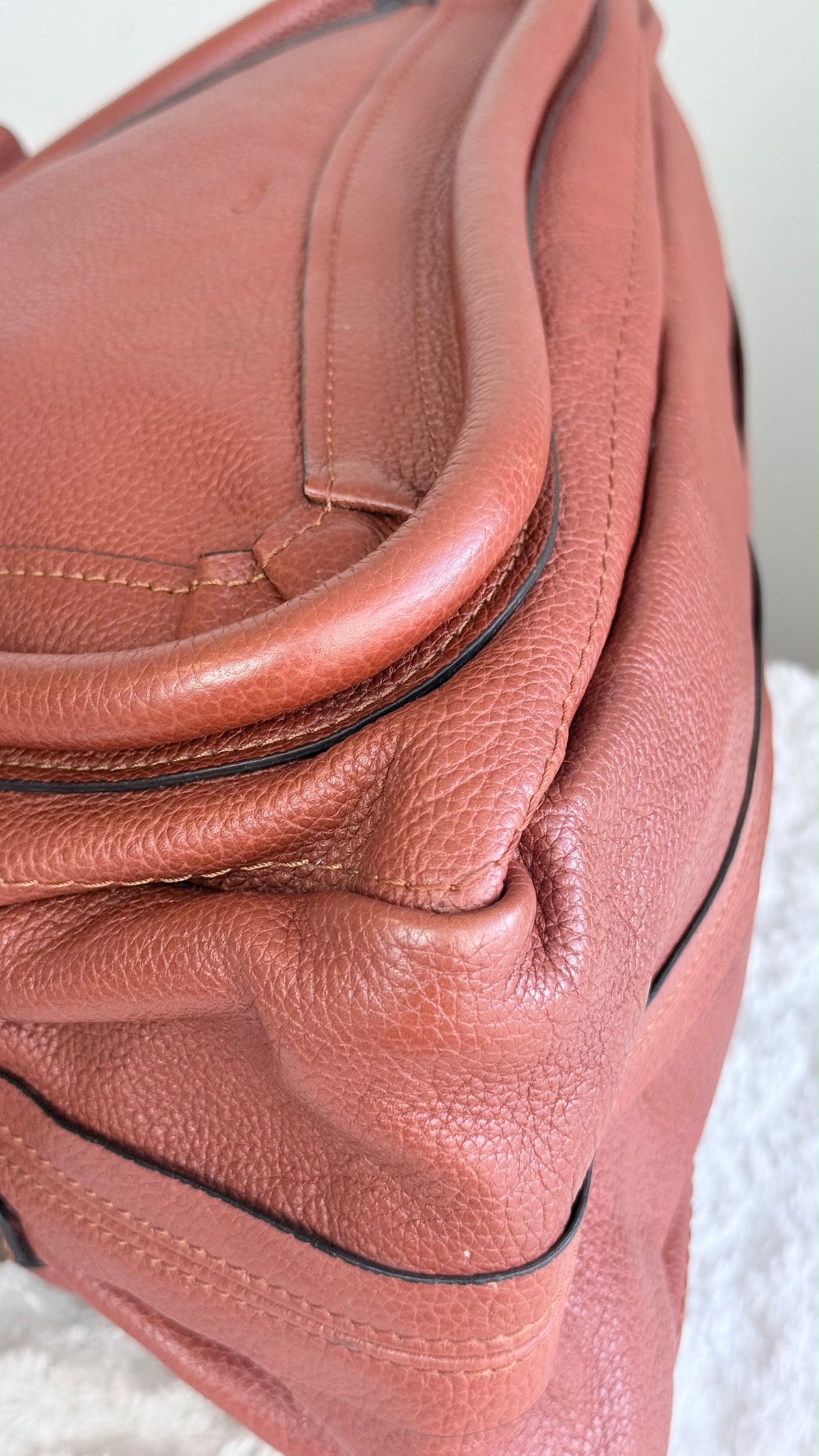 CHLOÉ Paraty Top handle leather bag