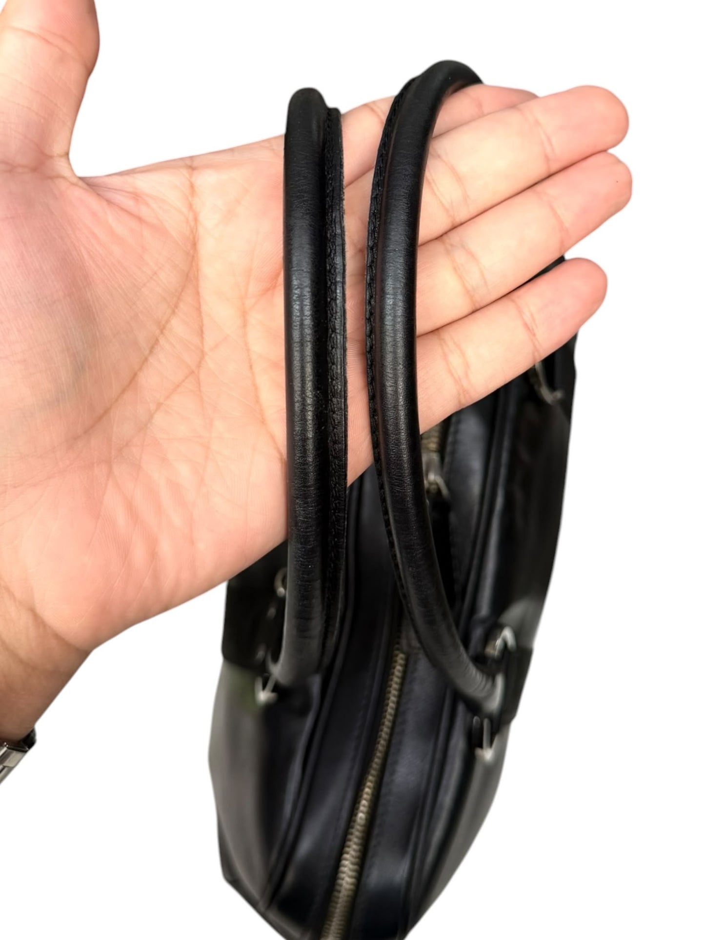 Christian Dior Bowling Leather Black