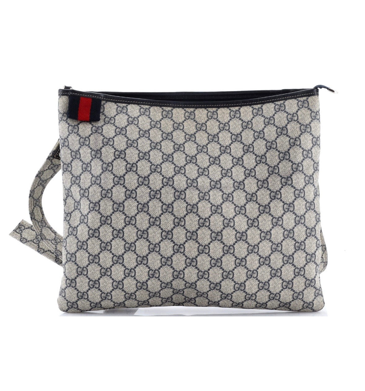 Gucci web loop GG Supreme Coated canvas Navy