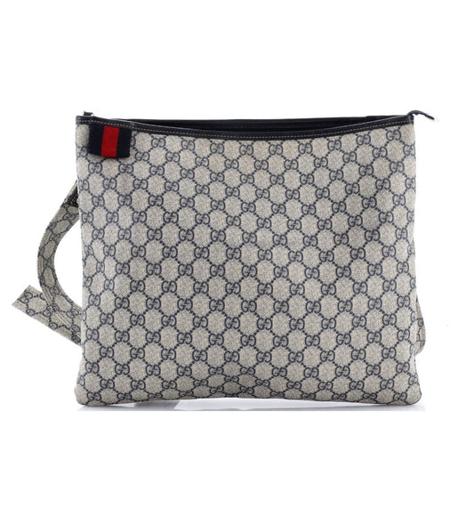 Gucci web loop GG Supreme Coated canvas Navy