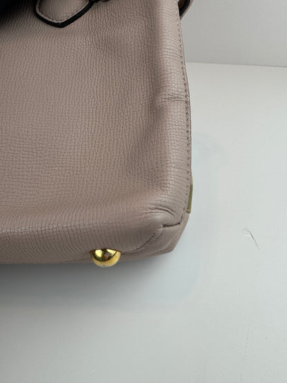 Burberry Banner House Check Leather Pink Nude