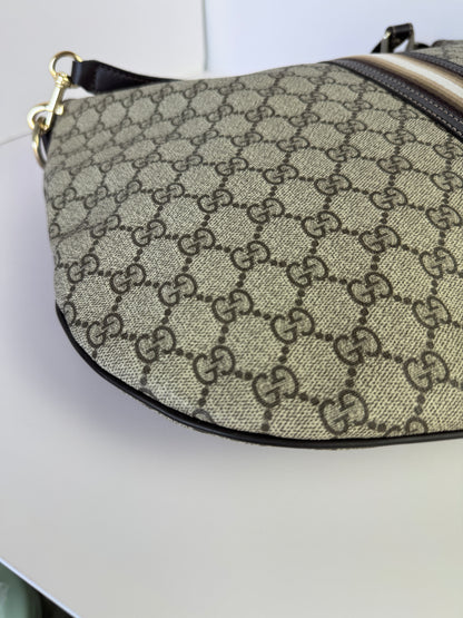 GUCCI GG Supreme Retro Web Two Ways Tote