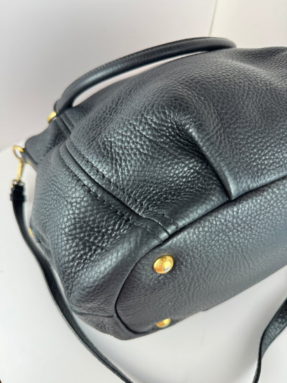Prada Vitello Daino Zip Tote Nero Black