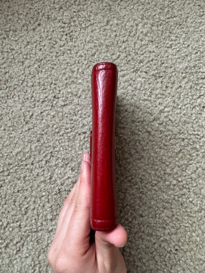 Prada leather Red wallet