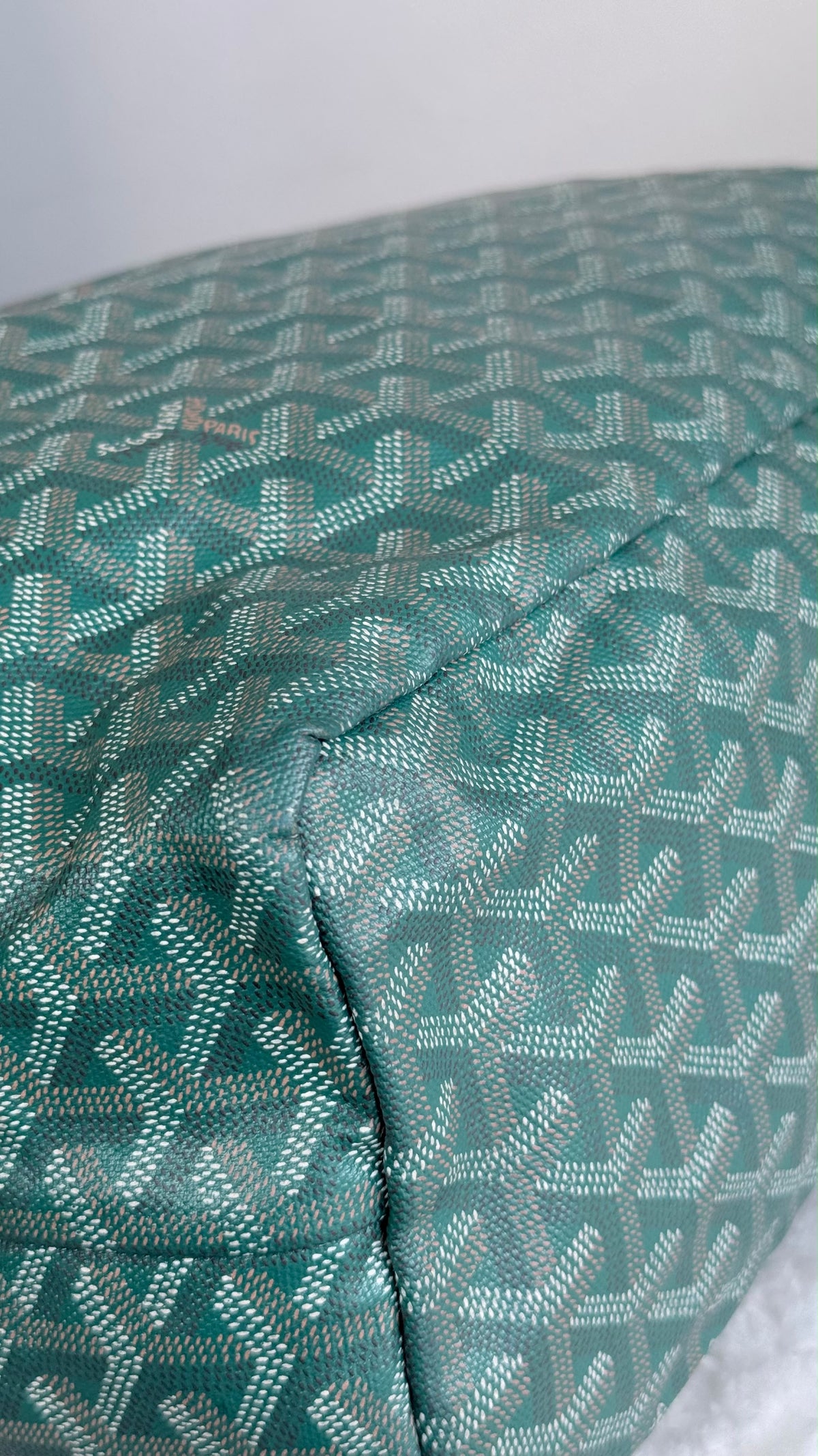 GOYARD Saint Louis Tote Coated Canvas PM Green
