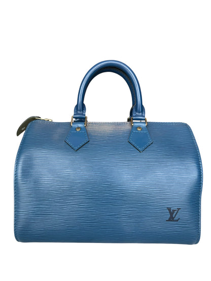 LV07👜 Louis vuitton Speedy 25 Epi Blue (VI1924)