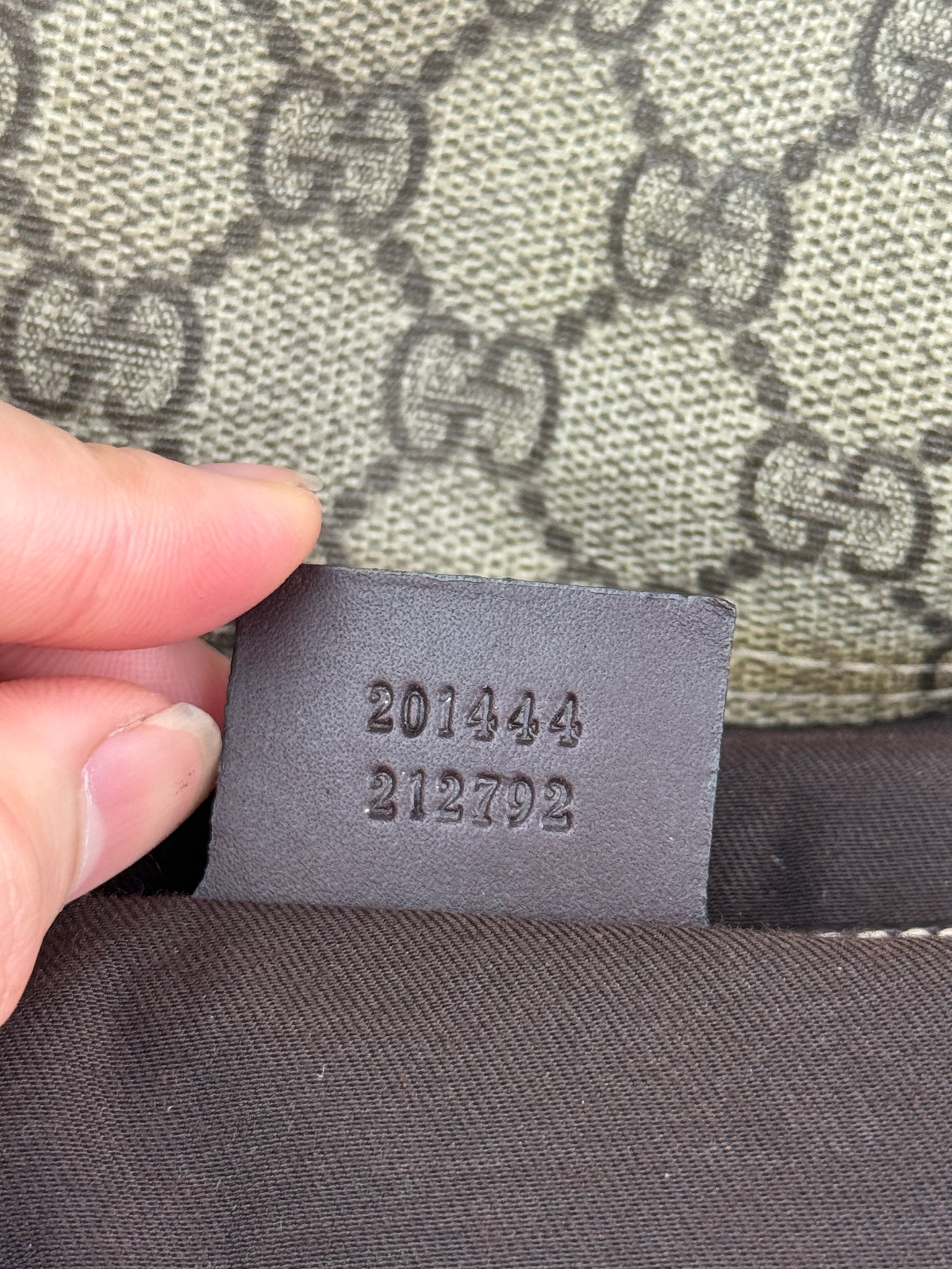 GUCCI Web Flap large Messenger GG Supreme Coated Canvas