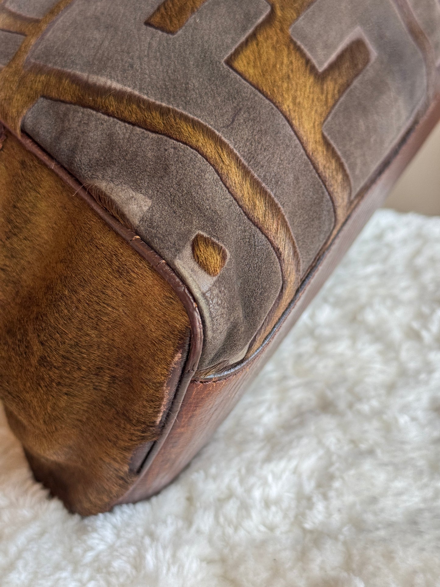 FENDI Du Jour Pony Hair Medium