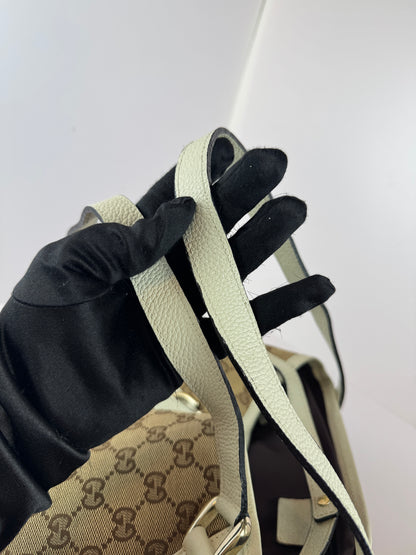 Gucci Abbey Hobo Shoulder Bag GG Canvas