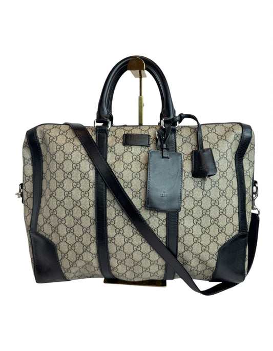 GUCCI Eden Briefcase GG Supreme Canvas Bag