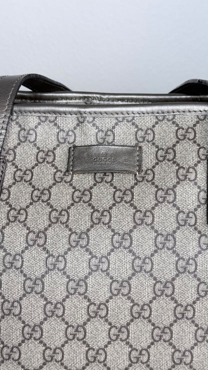 GUCCI Shopping Tote large GG Supreme Coated canvas
