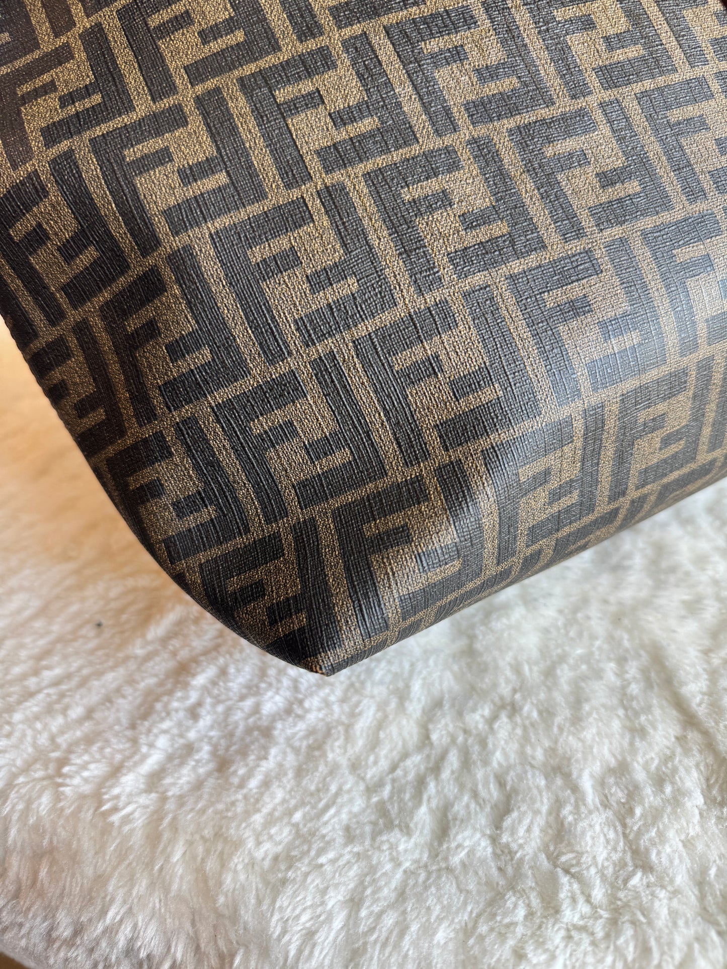 FENDI Roll Tote Zucca Coated Canvas Medium