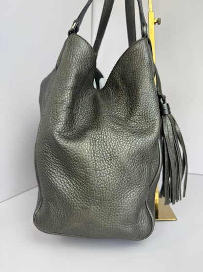 Gucci Soho Leather medium Grey  Bag