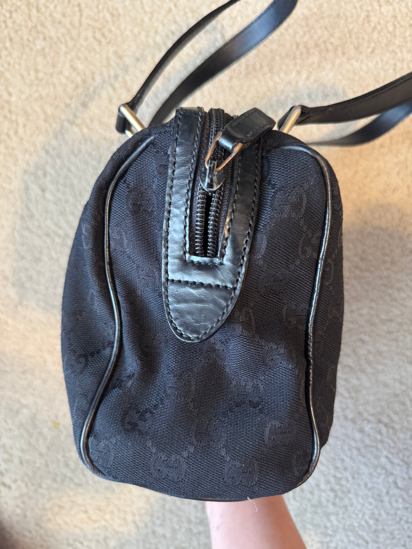 Gucci boston GG canvas Black