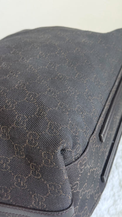 ັGUCCI Gifford Tote Danim Canvas