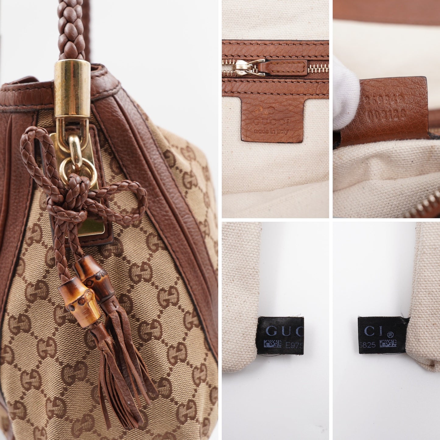 Gucci Bella Hobo GG Canvas Brown