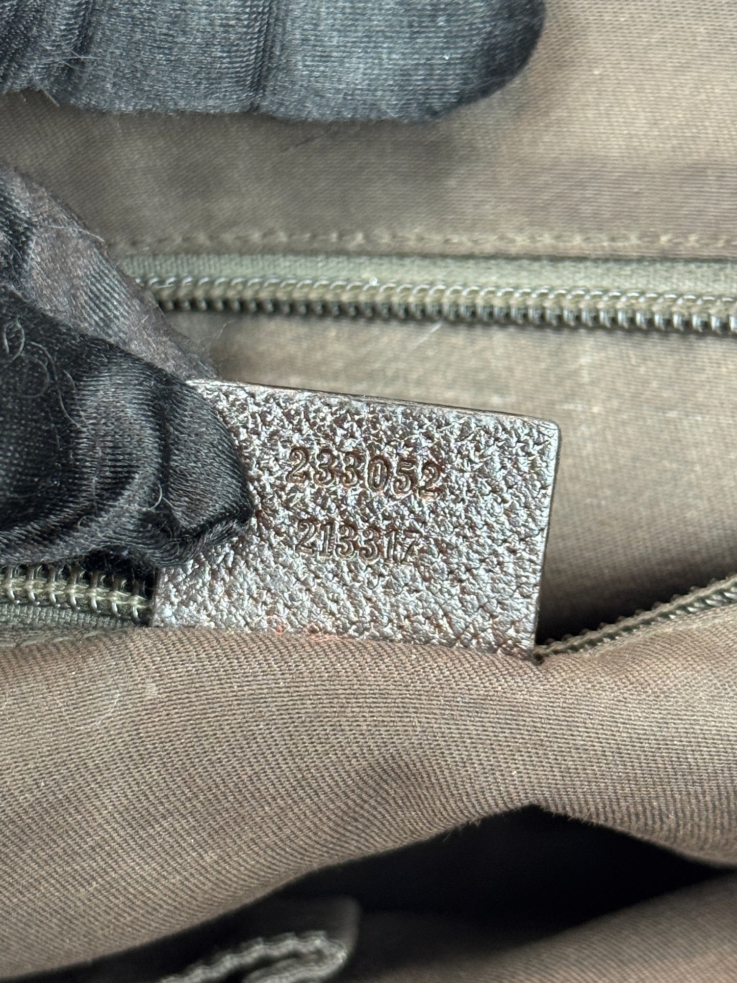 GUCCI Web Flap messenger GG Canvas Brown