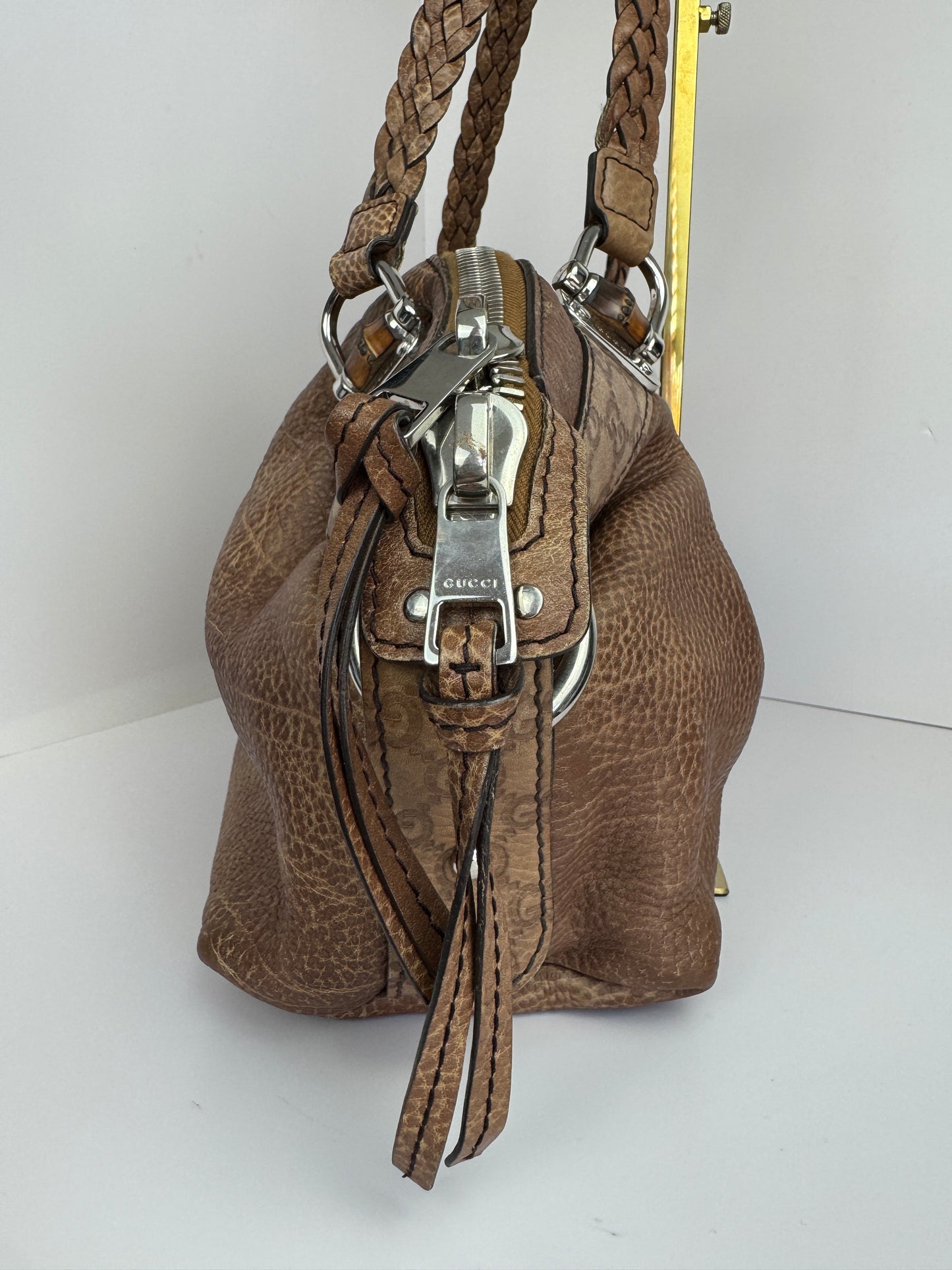 Gucci Bamboo Bar Shoulder bag Leather Medium