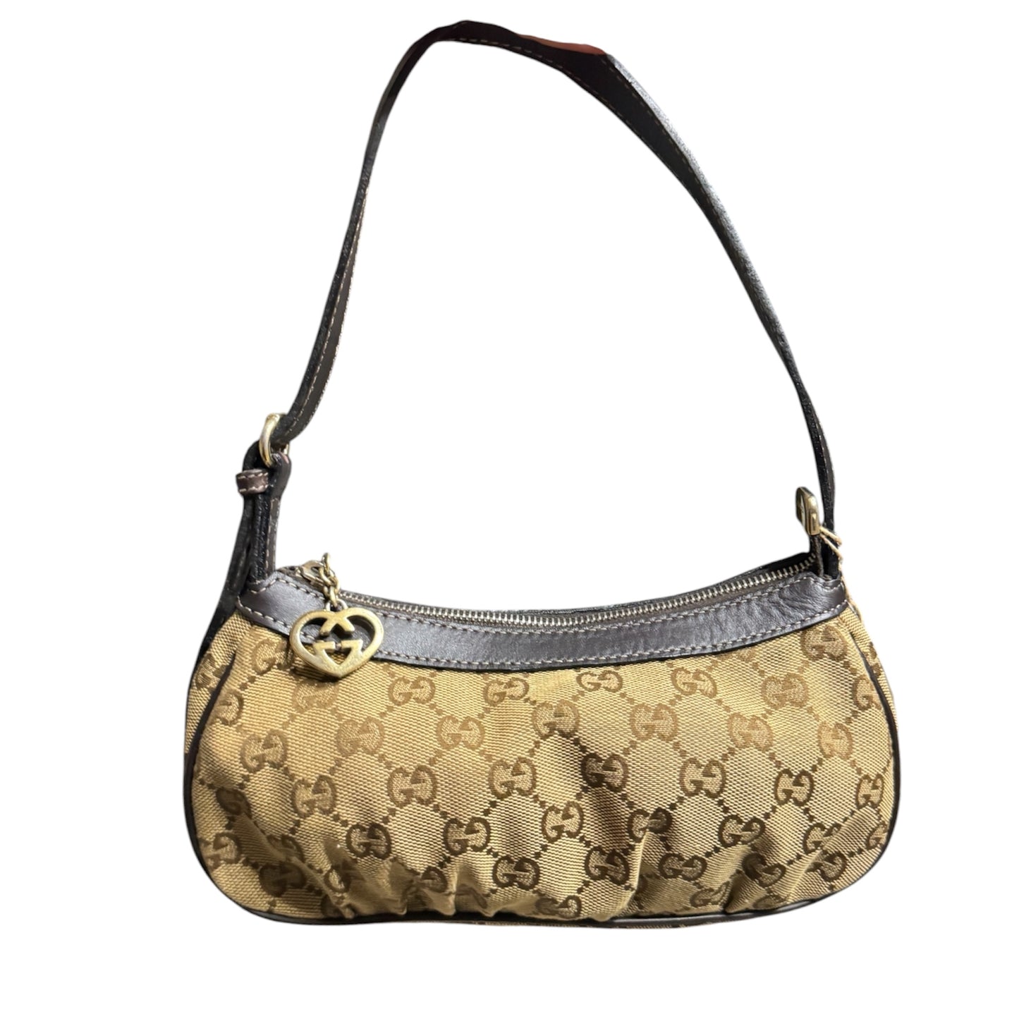 Gucci GG Lovely heart Pochette GG Canvas
