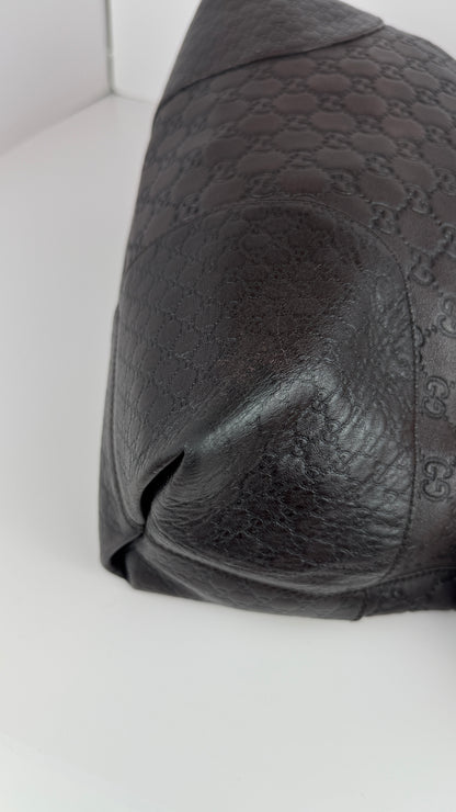 Gucci Bree Dome Tote Guccissima Leather Medium