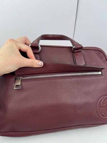 Gucci Briefcase Interlocking GG leather