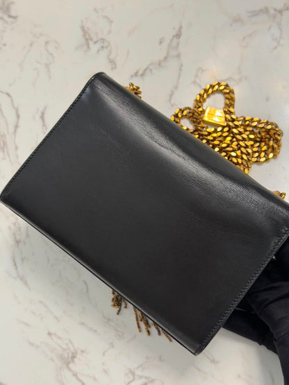 Saint Laurent Kate Small Tassel Leather Black